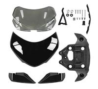 Motorcycle Windshield For Triumph For Speed For Triple 1200 RS 2021 2022 2023 2024 Windshield Windscreen Visor Wind Screen Deflector Headlight Cover(A-black)
