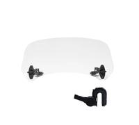 Motorcycle Windshield For VOGE For Valico For DS900X Motorcycle Universal Windshield Clamp-On Variable Windscreen Spoiler Extension Motorcycle Wind Screen(Big Transparent)