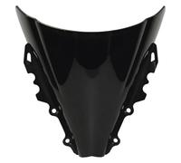 Motorcycle Windshield For Y&amaha For YZF R6 For RJ11 2006 Motorcycle Double Bubble Front Windshield Wind Fairing(Black)
