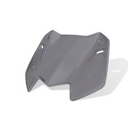motorcycle windshield For Yamaha TMAX560 T MAX 560 2025+ Motorcycle Modified Sports Competition Windshield Front Windshield Small Wind Deflector windscreen double bubble(Gray)