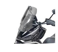 Motorcycle Windshield For ZONTES 368G Modified Heightened Windshield Screen Visor 3 Motorcycle Accessories Front Windscreen Wind Deflectors(Smoke Grey 52CM)