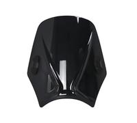 Motorcycle Windshield For Zontes For GK-125 For GK-125X For GK-155 Motorcycle WindScreen Windshield Viser VIsor Double Bubble Screen Motorbike Wind Deflector(Black)