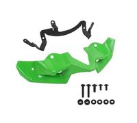 Motorcycle Windshield Front Spoiler Fit For Kawasaki Z900 Z 900 2020-2024 2023 Sport Naked Downforce Winglet Aerodynamic Wing Kit Spoilers Motorcycle Screen Extension(Green)