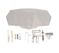 Motorcycle Windshield High Clarity Impact Resistant Universal Windscreen for Motorbikes Protective Transparent Acrylic CNC Material 28x12x1cm