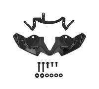Motorcycle Windshield Motorbike Wind Deflector Front Spoiler Fit For Kawasaki Z900 Z 900 2020-2024 2023 Sport Naked Downforce Winglet Aerodynamic Wing Kit Spoilers(Glossy black)