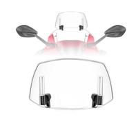 Motorcycle Windshield Motorbike Wind Screen, Motorcycle Screen Extension | Universal Windscreen Deflector Extension Spoiler Adjustable Fit for Scooters Dirt Bikes