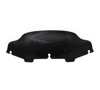 Motorcycle Windshield Motorcycle 6"/8" Cycle Wave Windshield Fairing Windscreen Cover Fit For Harley Touring Electra Street Glide FLHX Windshield Visor Wind(6inch Black)