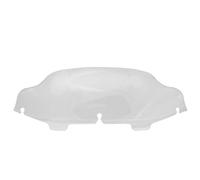 Motorcycle Windshield Motorcycle 6"/8" Cycle Wave Windshield Fairing Windscreen Cover Fit For Harley Touring Electra Street Glide FLHX Motorbike Wind Deflector(6inch Clear)
