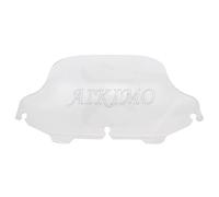 Motorcycle Windshield Motorcycle 6"/8" Cycle Wave Windshield Fairing Windscreen Cover Fit For Harley Touring Electra Street Glide FLHX Motorbike Wind Deflector(8inch Clear)