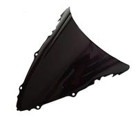 motorcycle windshield Motorcycle ABS Double Bubble Windshield Fairing Windscreen Screen For YZF R6 2003-2005 04 Black Air Deflector