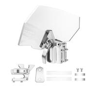 Motorcycle Windshield Motorcycle Airflow Adjustable Windscreen Extension Universal Fit For BMW Fit For Honda Fit For Yamaha Fit For Suzuki Windscreen Spoiler(Clear)