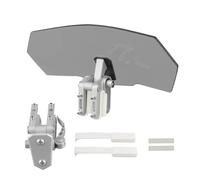 Motorcycle Windshield Motorcycle Airflow Adjustable Windscreen Extension Universal Fit For BMW Fit For Honda Fit For Yamaha Fit For Suzuki Windscreen Spoiler(Dark Grey)