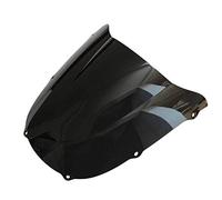 motorcycle windshield Motorcycle Double Bubble Windshield Windscreen Fairing Compatible with Kawasaki Ninja ZX6R 636 1998 1999