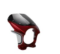 Motorcycle windshield Motorcycle Front Headlight Fairing Cover Windshield Headgear For CB400 Universal 7inc Headlamp Street Car Head Guide Cover