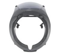 motorcycle windshield Motorcycle Headlight Fairing Windshield Mask Cover Windscreen Wind Deflector Cowl For Rebel CMX500 2020 2021 2022(Black 1)