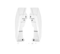 Motorcycle Windshield Motorcycle Mid-FrameAirDeflectorHeat Shield Trim Cover For Harley Touring Electra Street Glide Road King FLTRX2001-2324(Chrome 09-16)