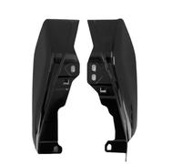 Motorcycle Windshield Motorcycle Mid-FrameAirDeflectorHeat Shield Trim Cover For Harley Touring Electra Street Glide Road King FLTRX2001-2324(Gloss Black 17-23)