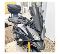 Motorcycle Windshield Motorcycle Windshield Double Bubble Wind Screen For MT09 MT-09 FJ 09 For Tracer 900 2015-2017(Black)