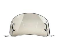 Motorcycle Windshield Motorcycle Windshield Retro Front Wind Deflector Windscreen Modified Accessories Easy Installs For Scooter(A)