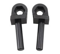 Motorcycle Windshield Mounting Bolts for R1200GS 2004-2012, Aluminum Alloy Fixed Bracket Fasteners, Front Left Right Pair(silver)