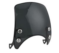 Motorcycle Windshield PC Wind Deflector Universal 5-7in Headlamp Compatible With