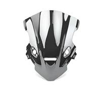 motorcycle windshield protector For 675SR For 675SR-R Motorcycle Rise Windscreen Windshield Wind Deflectors Shield Protector LOCKMEIHUA(Silver)