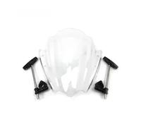 motorcycle windshield protector For S&UZUKI For GSR750 GSR600 GSR400 Motorcycle Street Bike Adjustable Windshield Windproof Cover Suitable LOCKMEIHUA(Clear)