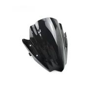 motorcycle windshield protector For S&UZUKI For GSR750 GSR600 GSR400 Motorcycle Street Bike Adjustable Windshield Windproof Cover Suitable LOCKMEIHUA(Black)