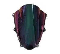 motorcycle windshield protector For S&UZUKI For GSXR1000 K17 2017 2018-2024 Windscreen Screen Wind Deflectors Double Bubble Windshield LOCKMEIHUA(B - Iruidium 1)