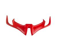 Motorcycle Windshield Screen Motorcycle Front Fairing Winglet Wing Guard Cover ABS Aerodynamic Winglets Wing Cover Lower Protection Guard Cover(Red)