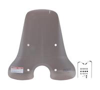 Motorcycle Windshield Shockproof Wind Deflector Motorbike Front Flyscreen Replacement for GTS 125 250 300 High Gloss Transparent PMMA 4mm Thick with 22 Installation Bracket