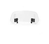 Motorcycle Windshield Spoiler Clamp-On Windscreen Deflector For CBR 125R For Forza 125 Cbf600s For Varadero For Africa Twin CTX700(V1 Large Clear)