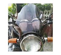 Motorcycle windshield spoiler Windshield Windscreen Screen For 1982-2008 For Nighthawk 250 CB250 750 CB750 CB 250 750 F2 Seven Fifty Headlight Mounting(Chrome)