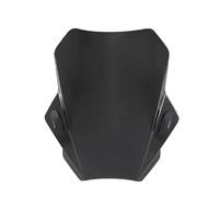 Motorcycle Windshield Universal Motorcycle Handlebar Windshield Windscreen Double Bubble Screen For Ya&ma&ha For MT07 MT09 MT25 SR400 R6 FZ07 FZ09 MT03(Black Normal Style)