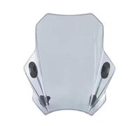 Motorcycle Windshield Universal Motorcycle Handlebar Windshield Windscreen Double Bubble Screen For Ya&ma&ha For MT07 MT09 MT25 SR400 R6 FZ07 FZ09 MT03(Smoke Normal Style)