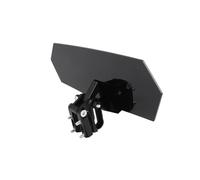 Motorcycle Windshield Universal Motorcycle Risen Clip On Windscreen Windshield Extension Spoiler Air Deflector Fit For BMW R1200GS Windshield Visor Wind(Black-Black Bracket)
