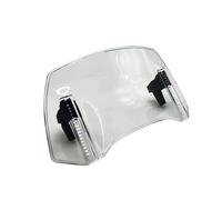 Motorcycle Windshield Universal Motorcycle Risen Clip Windscreen Windshield Extension Spoiler Air Deflector For Ve&rsys 300 650 1000 Z650 Z750