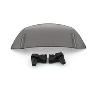 Motorcycle Windshield Universal Motorcycle Windscreen Adjustable Motorcycle Windshield Replacement Waterproof Motorcycle Wind Screen Extender Large Motorbike Wind Deflector(Black)