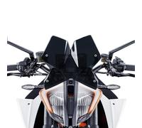Motorcycle Windshield Wind Deflector Double Bubble Windproof Flyscreen Protector w/Bracket Front Fairing Compatible with K.T.M 1290 Super Duke Superduke R SuperdukeR 2020 2021 2022 2023 (Smoke)