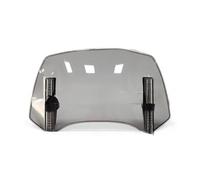 Motorcycle Windshield Wind Deflector For Tracer 9Gt Screen Deflector Protector Heightened Windshield Spoiler Windscreen(Grey)