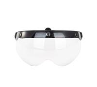 motorcycle Windshield Wind Universal Motorcycles Pilot-Style Standard 3 Snap-Button Visors Flip Up Down Open Face Helmet Wind Shield Accessories