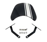 Motorcycle windshield Windscreen Black LENS Lamp Protector ABS Plastic Motorcycle Front Windshield Windscreen Wind Deflector For BENDA 300 BD Jingira