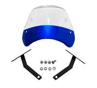Motorcycle windshield Windscreen Black LENS Lamp Protector ABS Plastic Motorcycle Front Windshield Windscreen Wind Deflector For BENDA 300 BD Jingira