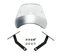 Motorcycle windshield Windscreen Black LENS Lamp Protector ABS Plastic Motorcycle Front Windshield Windscreen Wind Deflector For BENDA 300 BD Jingira