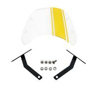 Motorcycle windshield Windscreen Black LENS Lamp Protector ABS Plastic Motorcycle Front Windshield Windscreen Wind Deflector For BENDA 300 BD Jingira