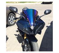 Motorcycle Windshield Windscreen Fairing For For YZF 600 For R6 2006 2007 Front Wind Deflector Double Bubble For YZFR6 For YZF-R6 06 07 Windscreen Windshield(Dark Iridium)