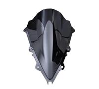 Motorcycle Windshield Windscreen For Aprilia For RS125 2018 2019 2020 Motorcycle Windscreen Windshield Wind Deflectors Sports Screen Double Bubble(Type 2 black)