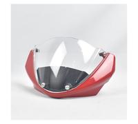 Motorcycle Windshield Windscreen For DUCATI For MONSTER 797 821 1200S 2018 2019 2020 2021 Bike Smoke Windshield Deflector With Bracket Mounting Screws Motorbike Wind Deflector