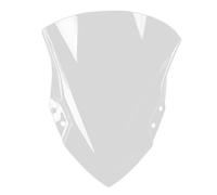 Motorcycle Windshield Windscreen For Kawasaki For Ninja 400 2018-2024 For Ninja 250 2018-2023 Motorcycle Double Bubble Windshield Wind Screen Black Clear Motorbike Wind Deflector(Clear)