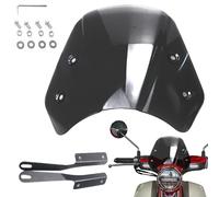 Motorcycle Windshield, Windscreen for Motorcycles - Multi-purpose Aerodynamic Console Extension Practical for Urban Sports Off-Road